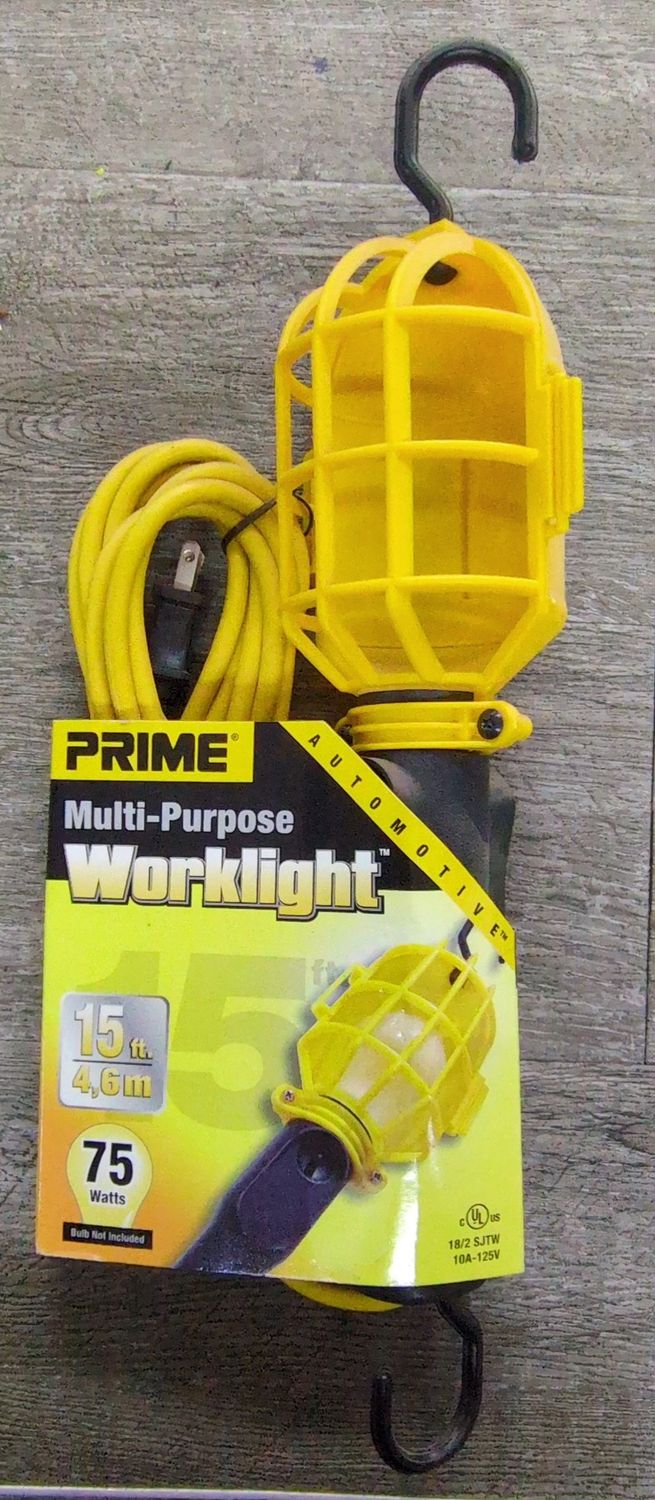 Yellow Multi-purpose Worklight 15ft