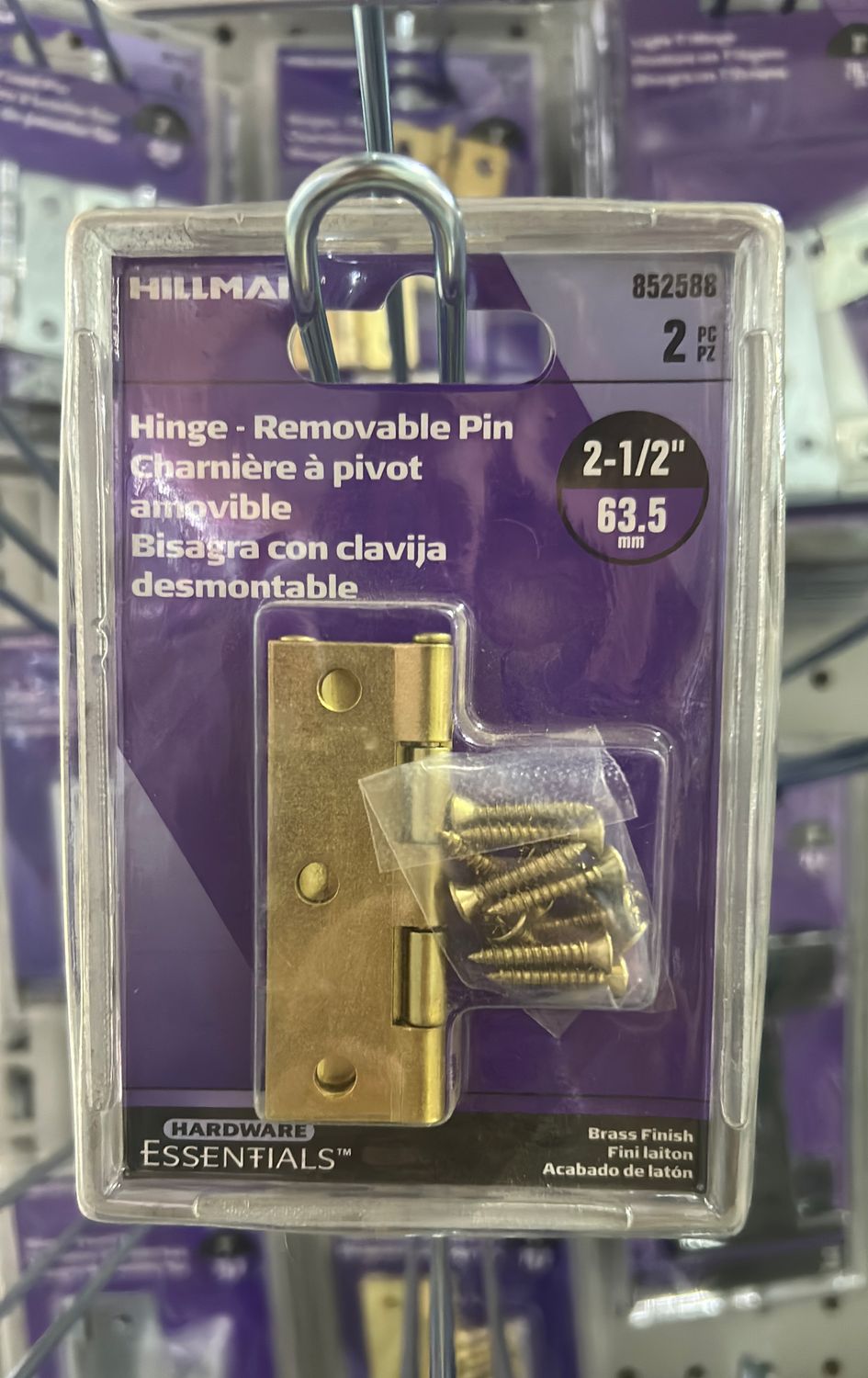 852588 CD-LGT NAR HNGE 2.5BRPL