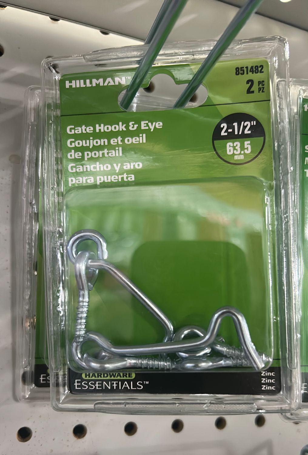 851482 CD-GATE HK&amp;EYE 2-1/2 ZC 2PK