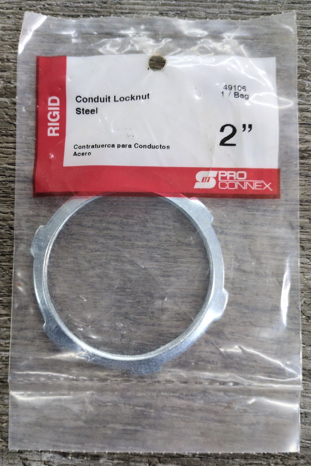 26196 2" RIGID STEEL CONDUIT LOCKNUT
