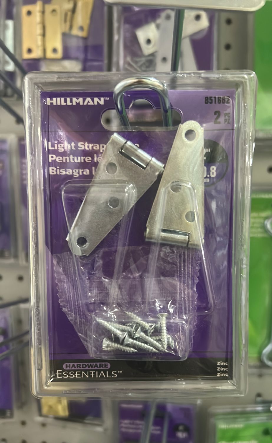 851662 CD-LIGHT STRAP HNGE 2ZC