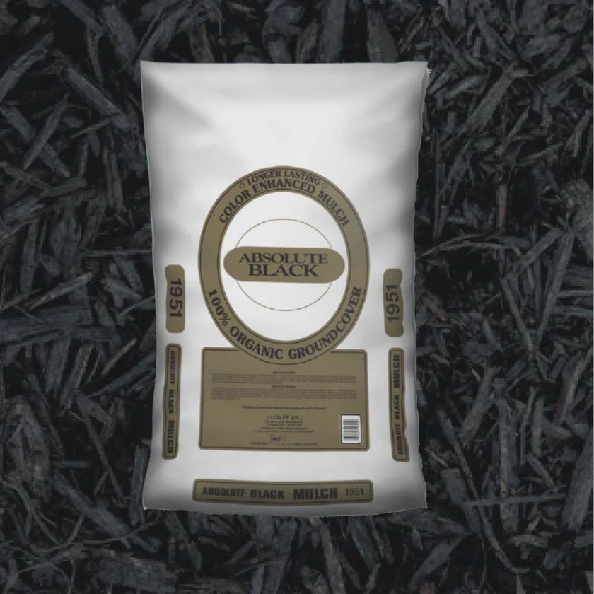 Absolute BLK **1.5** CU YD Bagged Mulch