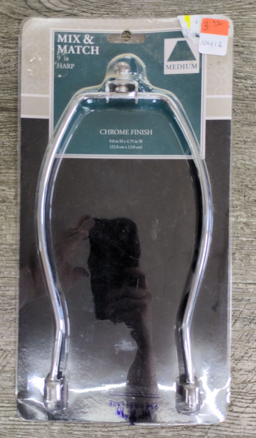 Mix &amp; Match 9 in. Harp Chrome Finish