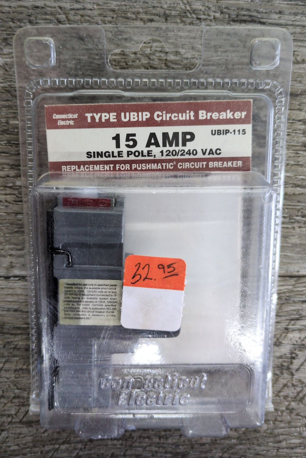 Type UBIP Circuit Breaker 15 AMP