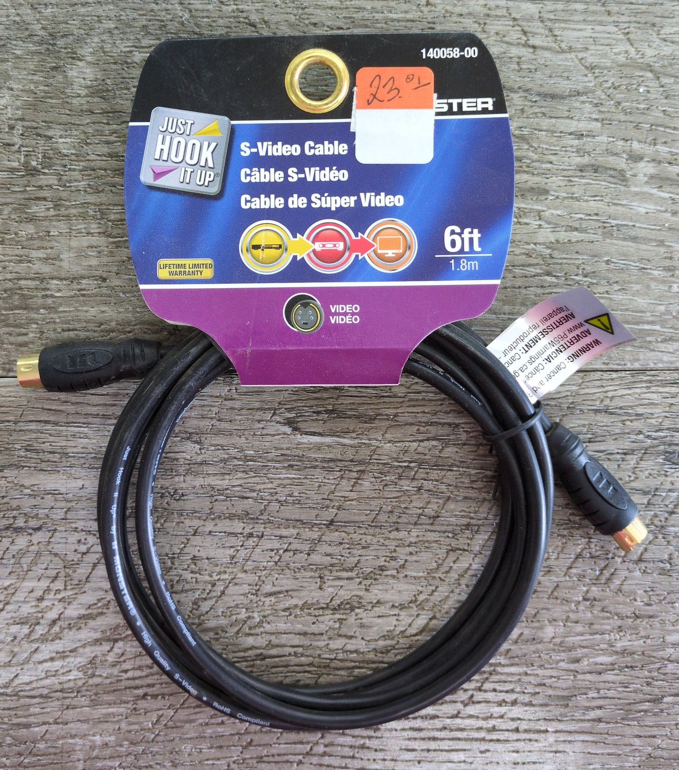 Just Hook It up S-Video Cable, 6-Feet