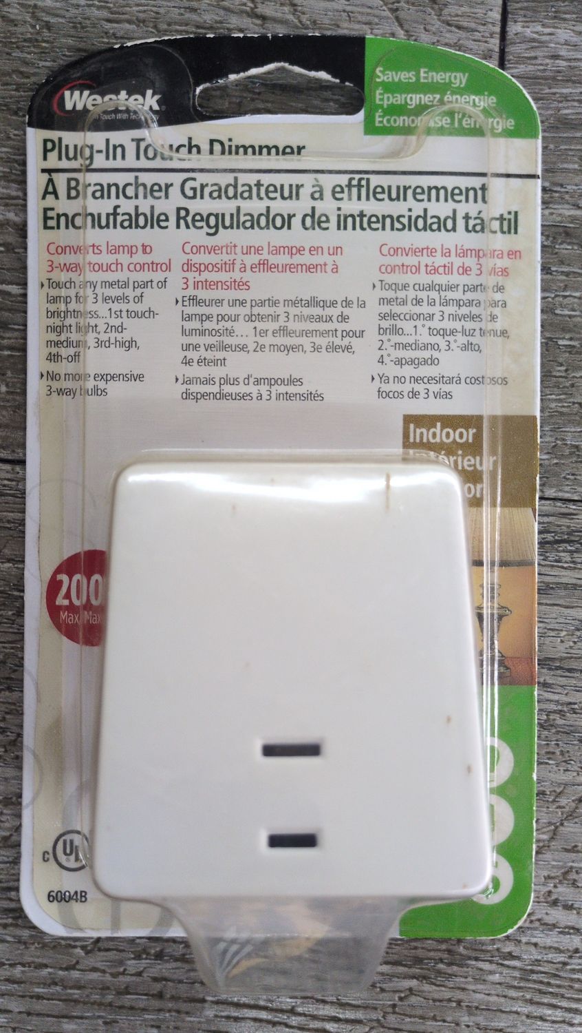 Plug-in Touch Dimmer Switch, 200w