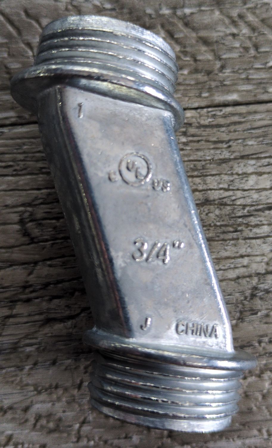 3/4" Zinc Offset Nipple