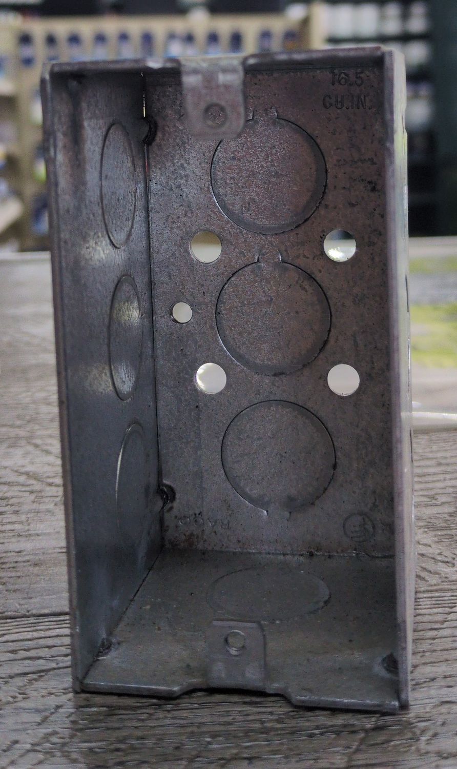 1-Gang Galvanized Steel New work Handy Electrical Box