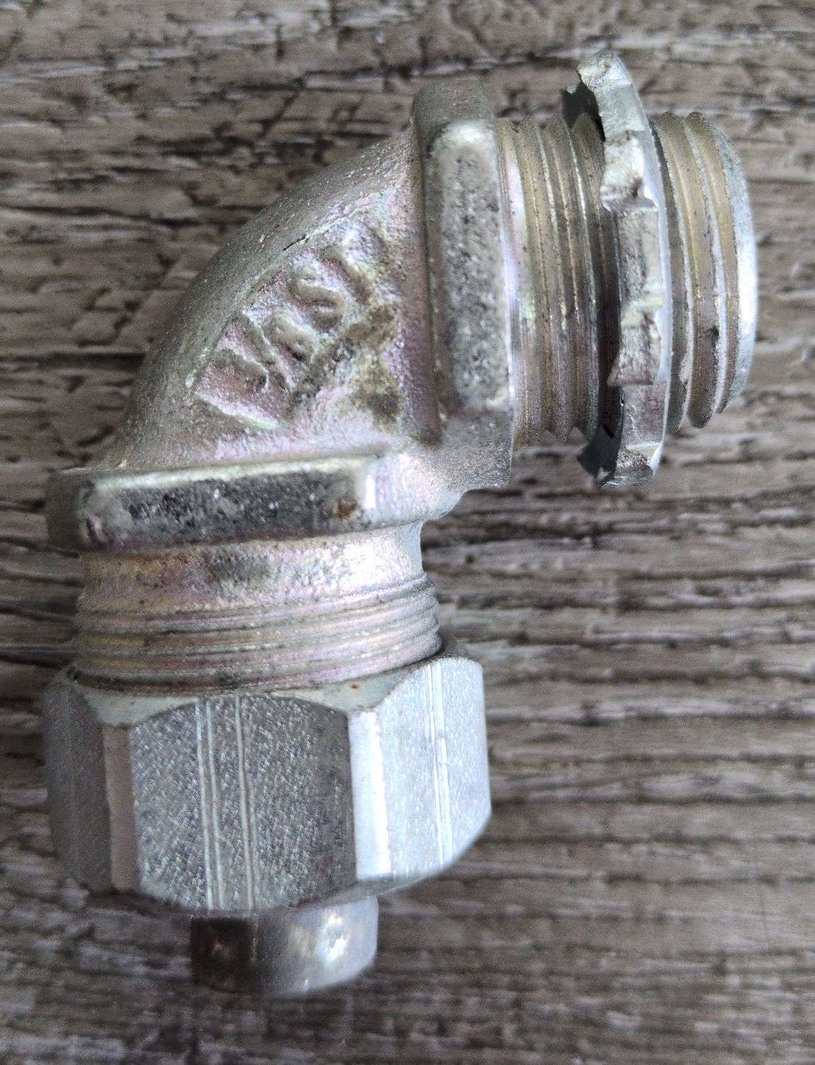 Appleton 3/8" 90 Degree Liquidtight Sealtite Connector