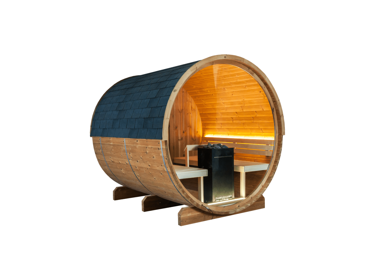 Kinedo Helsinki Barrel Sauna Panoramic