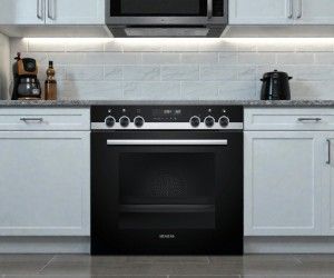 Siemens HE578BBS1 Ofen, Energieeffizienzklasse A, 0,99 kWh/Zyklus, 0,81 kWh/Zyklus (Heißluft)