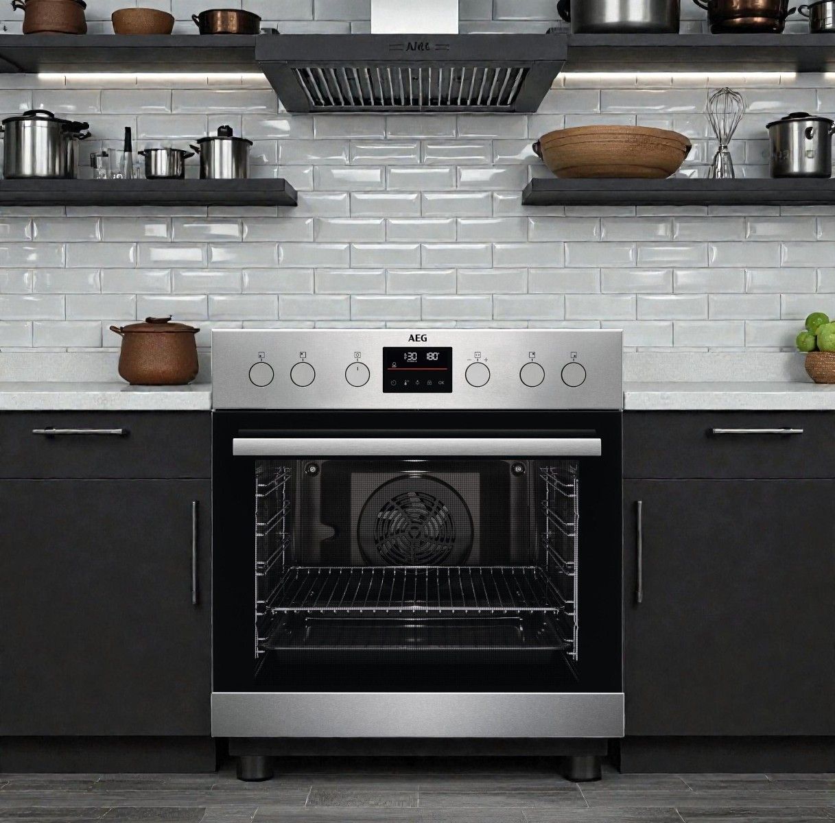 AEG EPS335061M Ofen 72 L A+ Energieeffizienzklasse, 0,93 kWh/Zyklus, 0,69 kWh/Zyklus