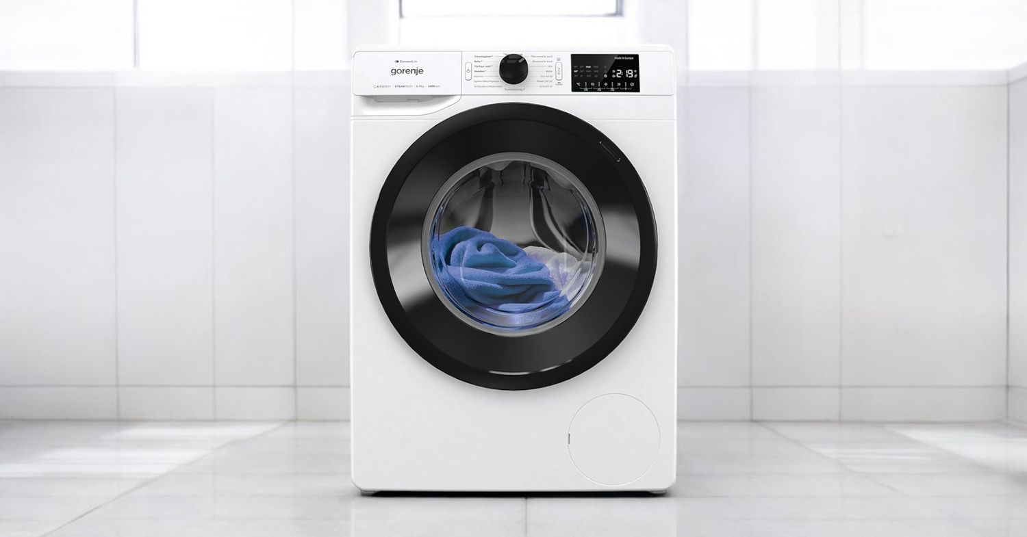 Gorenje WPNEI74SA1TS Waschmaschine 7 kg 1400 U/min Energieeffizienzklasse A mit IPX4 Schutz