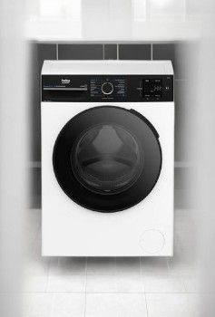Beko B3WFU58415W1 Waschmaschine 8 kg 2200 W 1400 U/min Energieeffizienzklasse A mit Dampffunktion