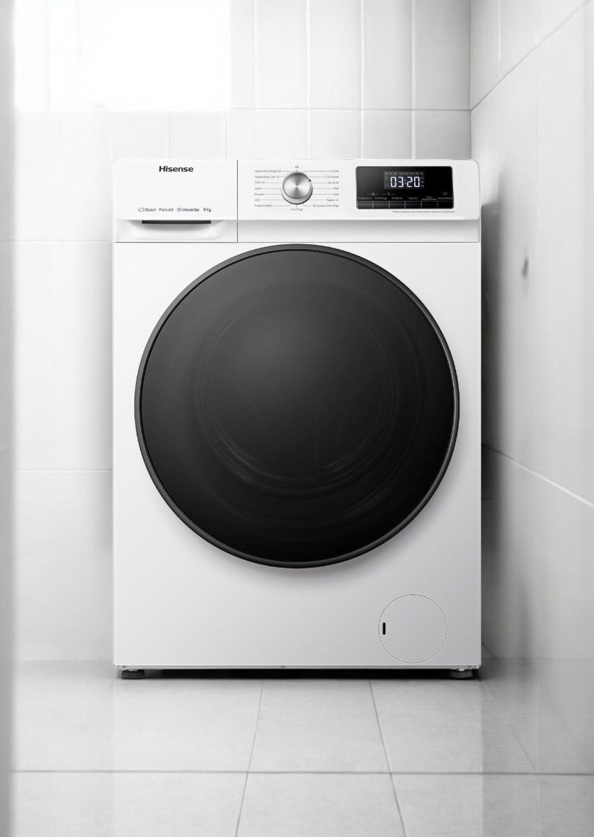 Hisense WFQA9014EVJM Waschmaschine 9 kg 1400 U/min Energieeffizienzklasse A