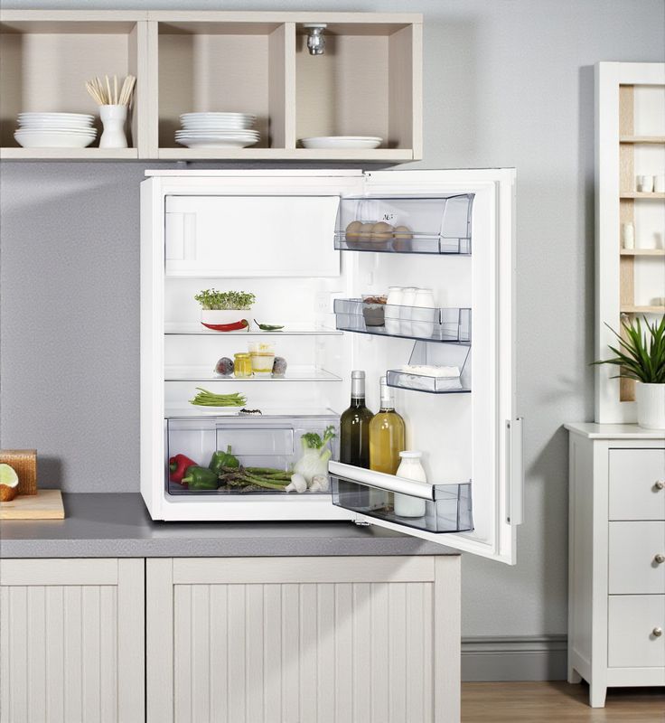 AEG SFB688F1AE Kühlschrank 178 kWh/Jahr, 14 L Gefrierfach, 110 L Kühlraum, Energieeffizienzklasse F, 37 dB Geräuschpegel