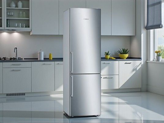 Bosch KGE398IBP/14 Kühlschrank-Gefrierkombination 343 l Gesamtvolumen, 249 l Kühlschrank, 94 l Gefrierfach, Energieeffizienzklasse SN-T, 90 W, 1,50 A, Gefrierkapazität 5,50 kg/24 h