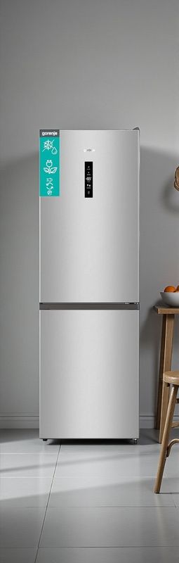Gorenje NRK619C61BX40T Kühlschrank 155 kWh/Jahr, 96 L Gefrierfach, 204 L Kühlfach, Geräuschpegel 35 dB, Energieeffizienzklasse C