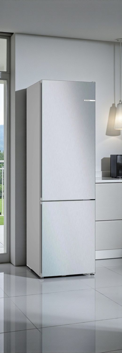 Bosch KGN392LBF Kühlschrank 129 kWh/Jahr, 103L Gefrierfach, 260L Kühlfach, Energieeffizienzklasse B, 33 dB Geräuschpegel