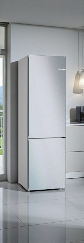 Bosch KGN392LBF Kühlschrank 129 kWh/Jahr, 103L Gefrierfach, 260L Kühlfach, Energieeffizienzklasse B, 33 dB Geräuschpegel