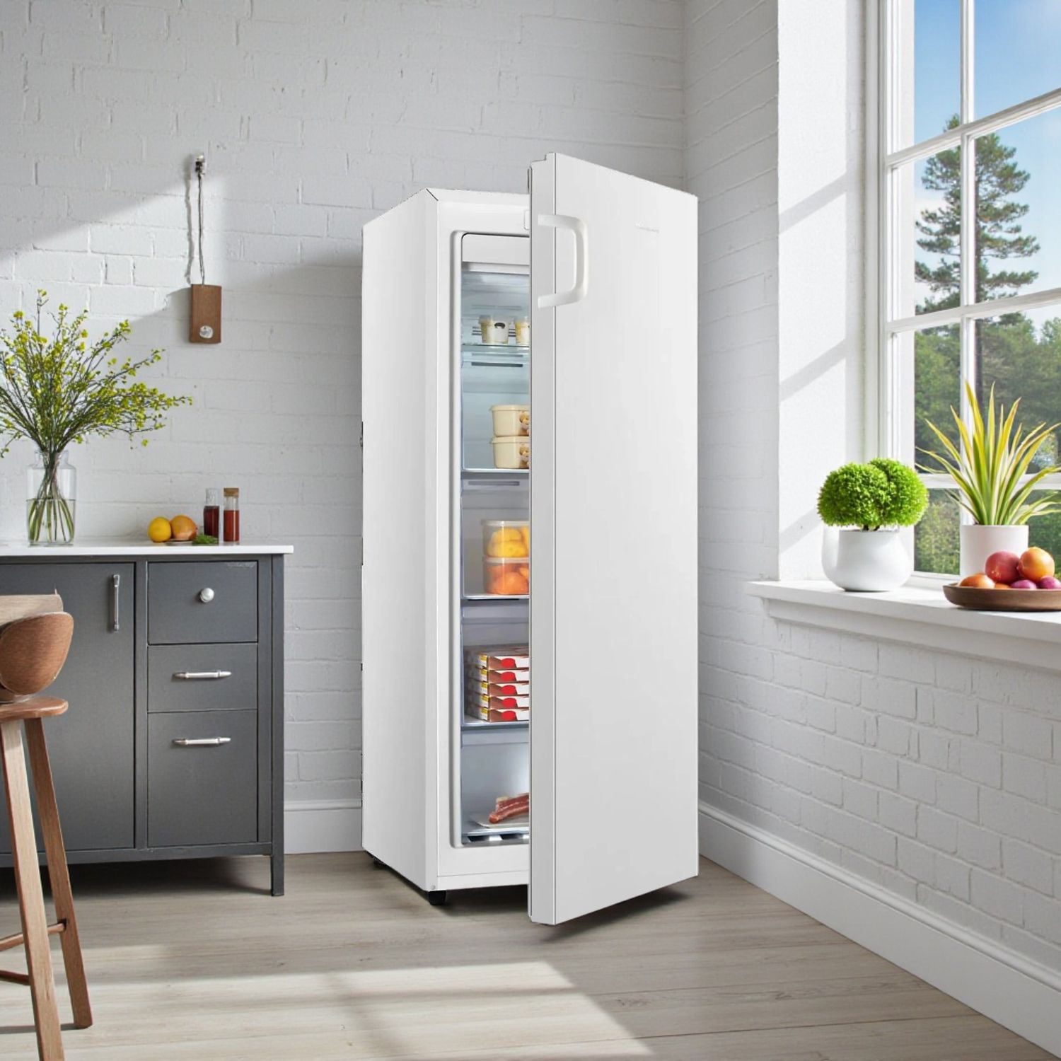 Hisense FV191N4AWD Kühlschrank 155 L, Energieeffizienzklasse D, 164 kWh/Jahr, Geräuschpegel 38 dB