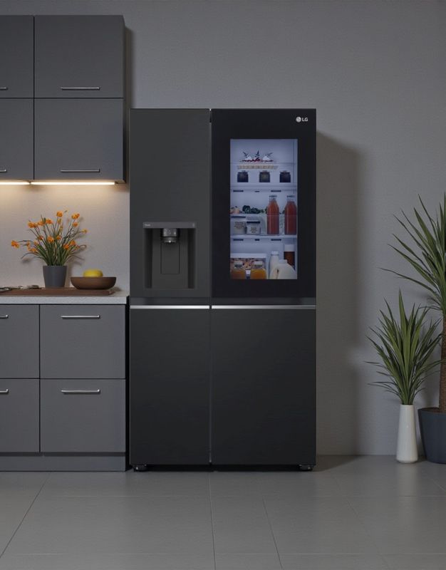 LG GSGV81EPLL Kühlschrank 219 L Gefrierfach, 416 L Kühlbereich, Energieeffizienzklasse E, 350 kWh/Jahr, Geräuschpegel 36 dB