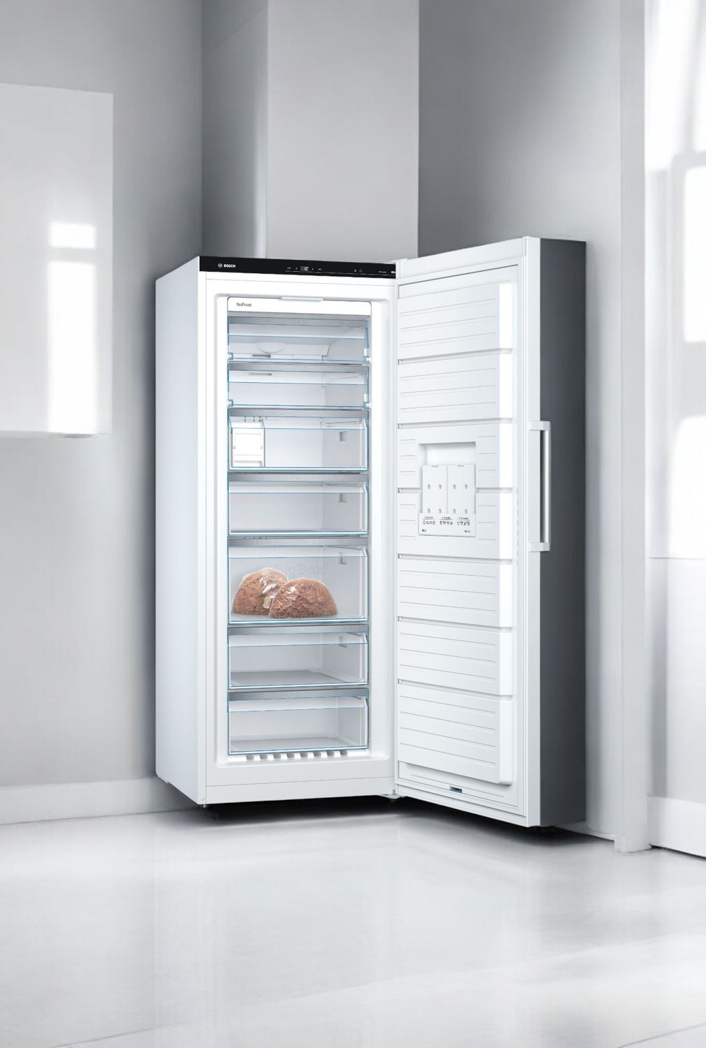 Bosch GSN54AWCV Kühlschrank 328L, Energieeffizienzklasse C, 170 kWh/Jahr, Geräuschpegel 38 dB