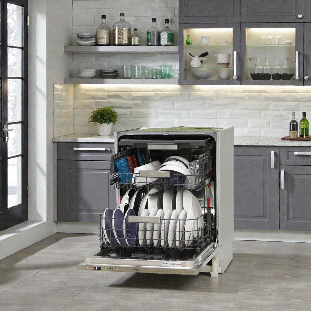 Bauknecht DWL-DEA701-B Geschirrspüler 220-240V 1800W, 10A, 50Hz, Max: 1900W