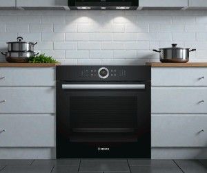 Bosch HBG675BB1 Einbau-Backofen 71 L, Energieeffizienzklasse A+, 0,87 kWh/Zyklus, 0,69 kWh/Zyklus (Heißluft)