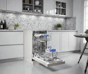 ODW 4551 D FS S Spülmaschine 67 kWh/100 Spülgänge, Energieeffizienzklasse D, 11,0 L Wasserverbrauch, 49 dB Geräuschpegel, 10 Programme, 3:05 Stunden Laufzeit