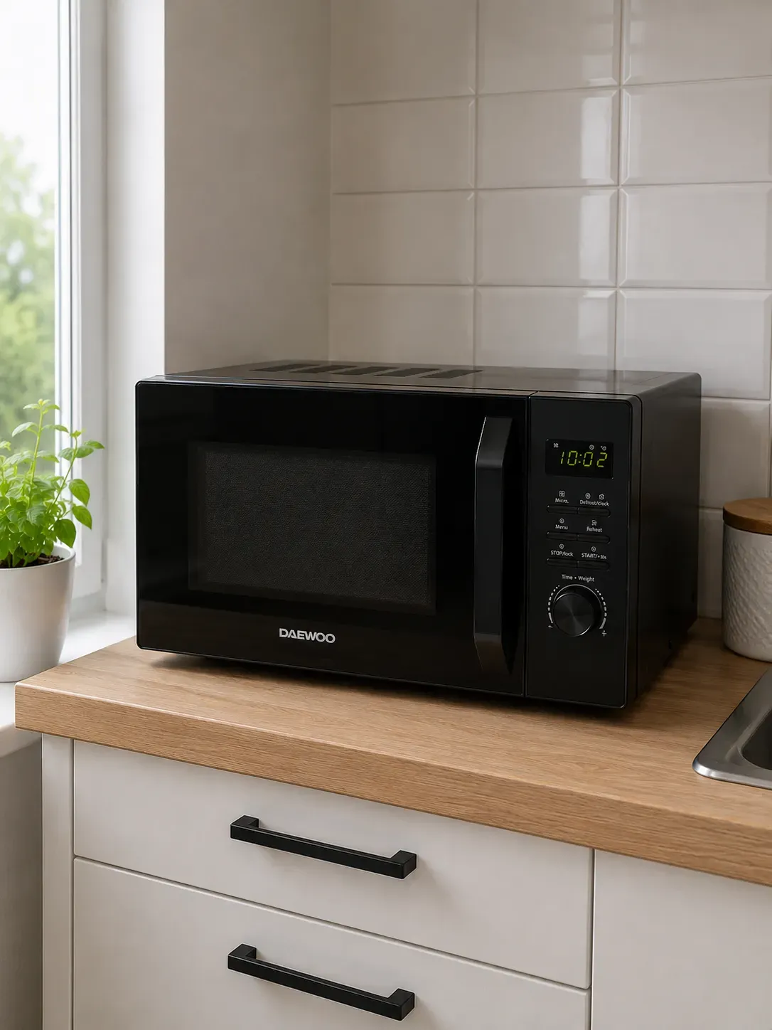 Daewoo MD-FC206SB Mikrowelle mit Grill – 20 L – 700 Watt – NEU