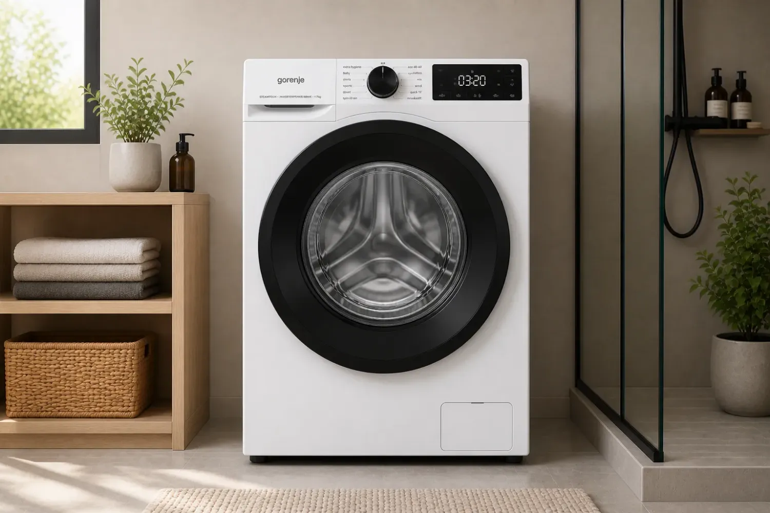 Gorenje WPNEI74SA1TS Waschmaschine | 7 kg | Smart Home | Schmal | Köln