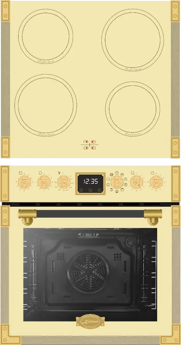 Kaiser EHC 6776 ElfAD Herdset – Induktion – Art Deco