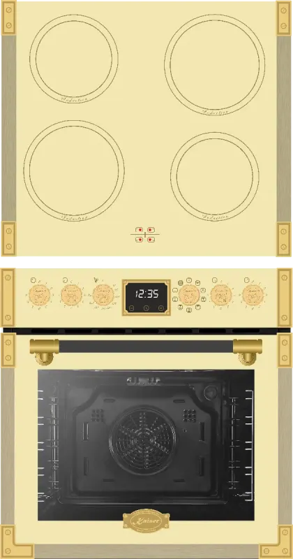 Kaiser EHC 6776 ElfAD Herdset – Induktion – Art Deco