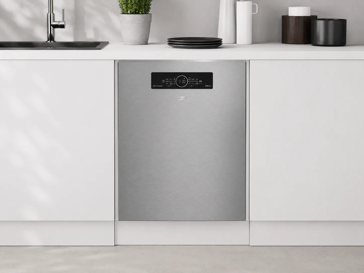 Beko BDUN3844M0X Geschirrspüler – 14 Maßgedecke – NEU