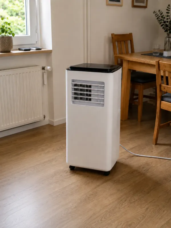 Exquisit CM 30900 WE Mobile Klimaanlage – 9.000 BTU – NEU Exquisit CM 30900 WE Klimaanlage | 9.000 BTU | Heizen & Kühlen