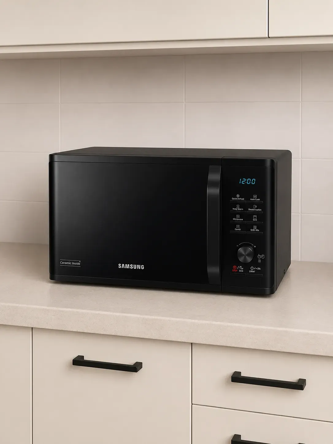 Samsung MG23B3515AK Mikrowelle mit Grill – 800 W – Keramik - NEU OVP