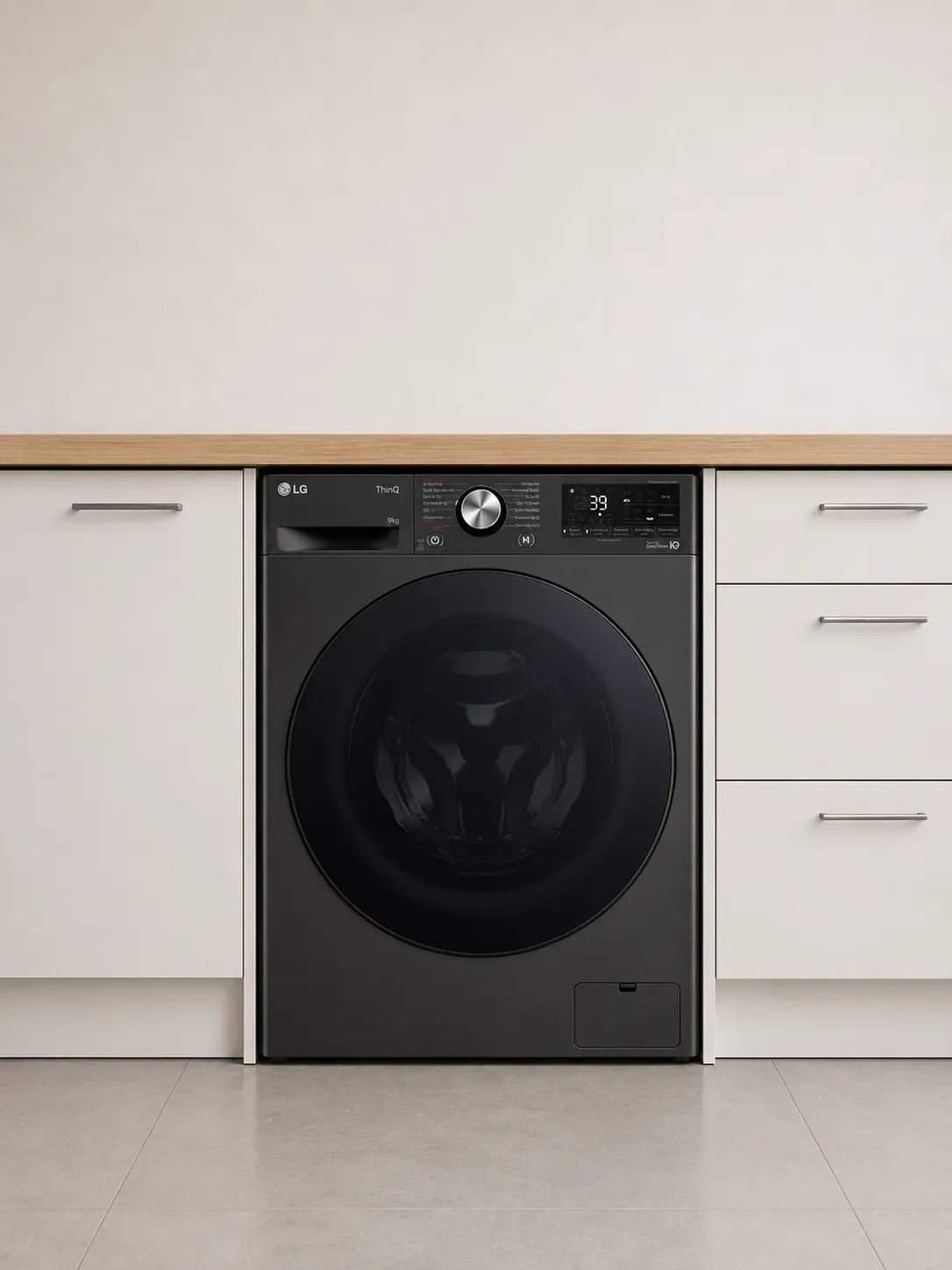 LG W4WR7096YB Waschtrockner - 9 Waschen und 6 kg Trocken