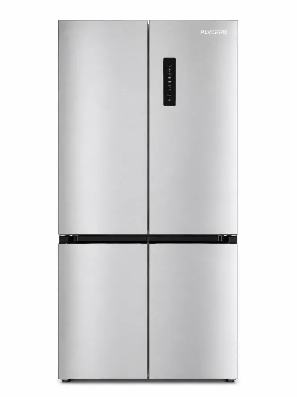 Alverro AMD-510-GI Side-by-Side - NEU moderner Kühlschrank French Door kaufen günstig silber in Köln 