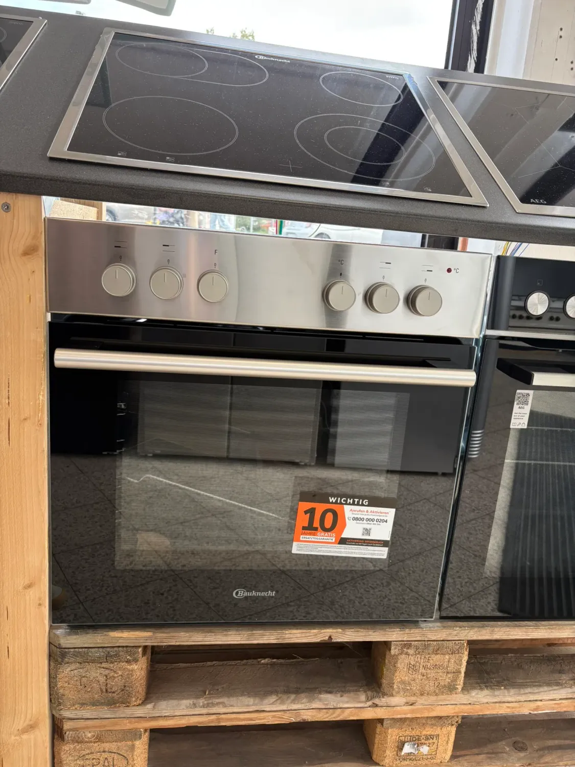 BAUKNECHT HEKO S200 Einbauherdset - NEU moderner Backofen mit Glaskeramik Kochfeld kaufen sofort in Köln mit Rabatt günstig 
