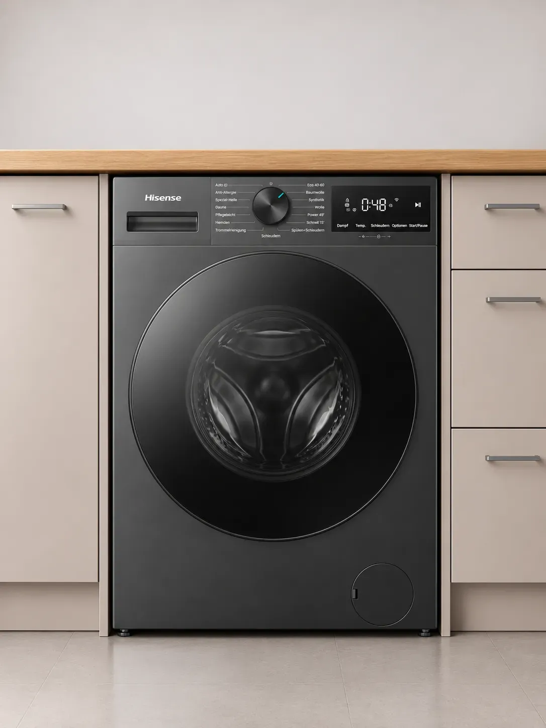 HISENSE WF1I1342BBM2 Waschmaschine – NEU schwarze Waschmaschine 13 kg kaufen sofort in Köln mit Rabatt günstig