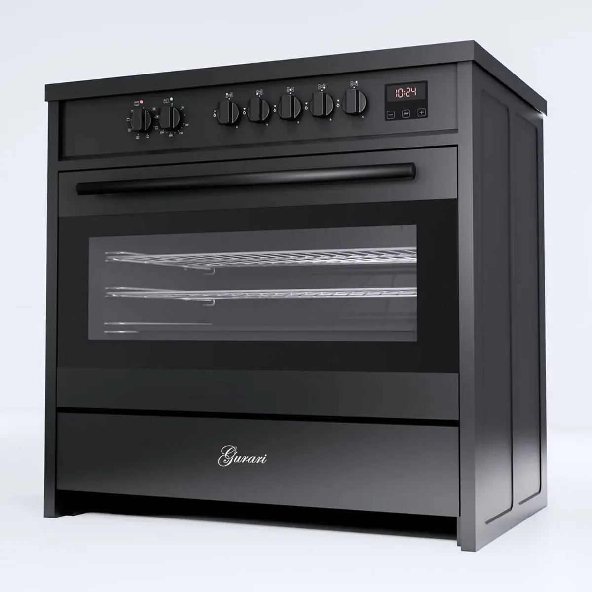 GURARI E 913 BL Induktionsherd 90 cm - NEU Retro Style Geräte Kuche Standherd 90 cm - XXL Backofen - kaufen sofort in Köln 