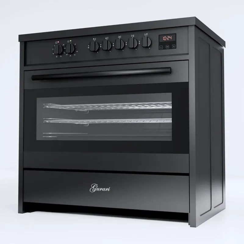 GURARI E 913 BL Induktionsherd 90 cm - NEU Retro Style Geräte Kuche Standherd 90 cm - XXL Backofen - kaufen sofort in Köln 