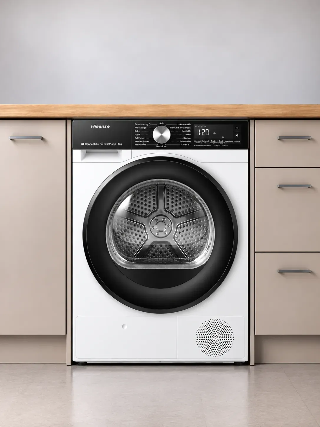 Hisense DH3S802BW3 Wärmepumpentrockner - NEU Trockner kaufen sofort in Köln mit Rabatt günstig 9 kg 