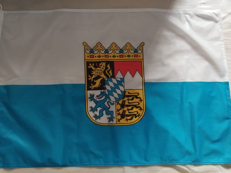 Bayern Bayrische Dienstwappen Flagge Fahne