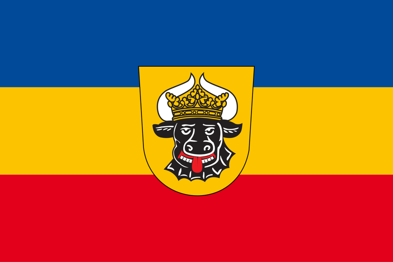 Mecklenburg Ochsenkopf Flagge Fahne