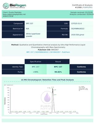 bpc 157 purple panda labs us domestic BPC-157 Carnitine Injections: Everything You Bacteriostatic Water:3ml ANABOLICS