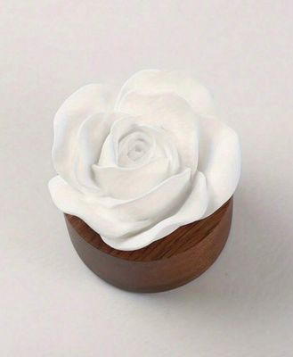 Carved Clay Rose – Essential Oil Diffuser