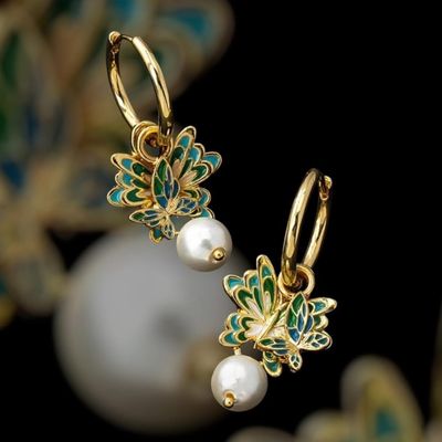 Blue Butterfly earing