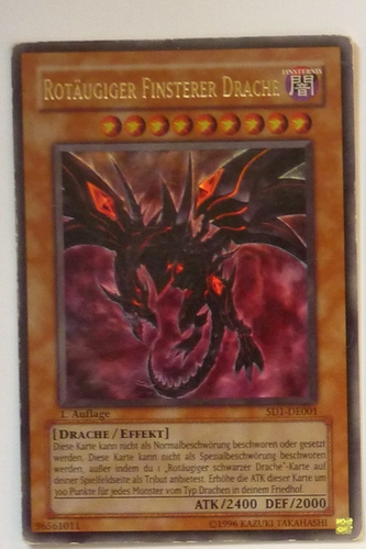 Rotäugiger finsterer Drache - 1. Auflage - GOLD